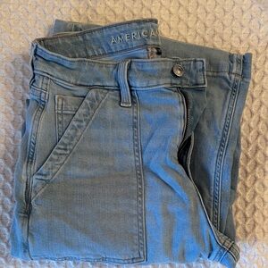 American Eagle Outfitters Super High Rise Baggy Wide Leg size 4